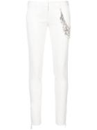 Thomas Wylde Inceptive Skinny Trousers - White