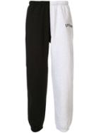 Supreme Split Two-tone Sweatpants - Grey