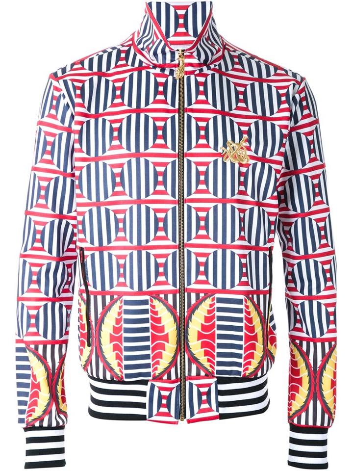 Dresscamp Optical Illusion Print Sport Jacket, Men's, Size: 44, Polyester