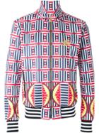 Dresscamp Optical Illusion Print Sport Jacket, Men's, Size: 44, Polyester