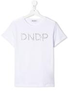 Dondup Kids Embellished Logo T-shirt - White