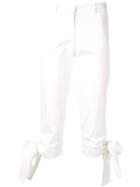 Yves Saint Laurent Vintage 2000's Cropped Trousers - White