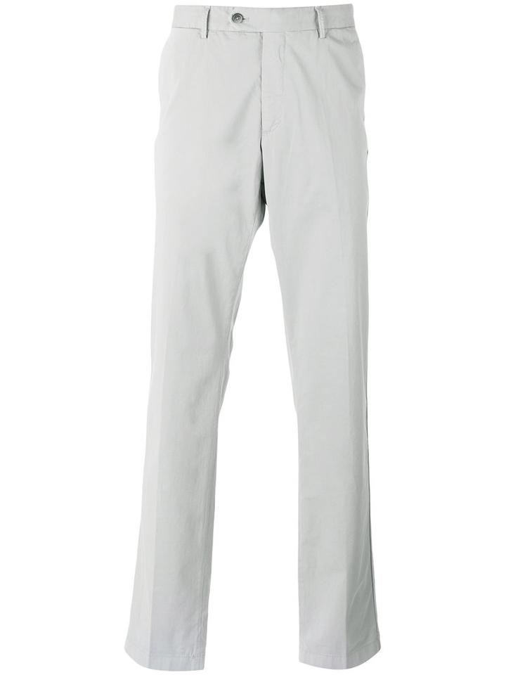 Hackett - Regular Trousers - Men - Cotton/spandex/elastane - 36, Grey, Cotton/spandex/elastane