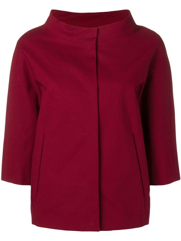 Herno 3/4 Sleeve Jacket - Red