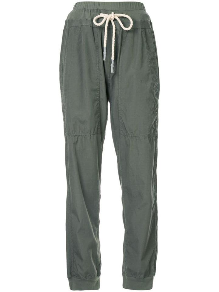 Bassike Utility Cotton Jersey Pant - Green