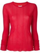 Maison Margiela Long-sleeve Sweater - Red