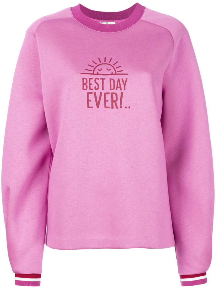 Anya Hindmarch Bell Sleeve Sweatshirt - Pink & Purple