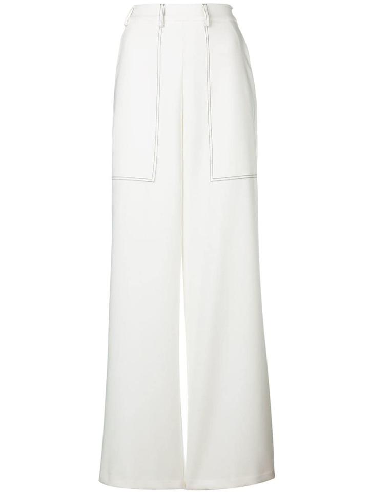 Vivetta Flared Tailored Trousers - White