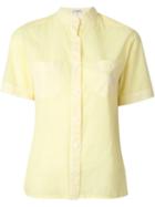 Céline Vintage Check Pattern Shirt, Women's, Size: 40, Yellow/orange