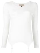 Murmur - Suspender T-shirt - Women - Cotton - S, White, Cotton