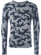Zoe Jordan Camouflage Jumper, Men's, Size: Medium, Cashmere/wool