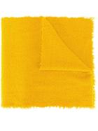 Faliero Sarti 'alexina' Scarf, Women's, Yellow/orange, Polyamide/cashmere/virgin Wool