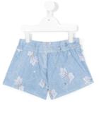 Lapin House - Bows Embellished Shorts - Kids - Cotton/spandex/elastane - 4 Yrs, Blue