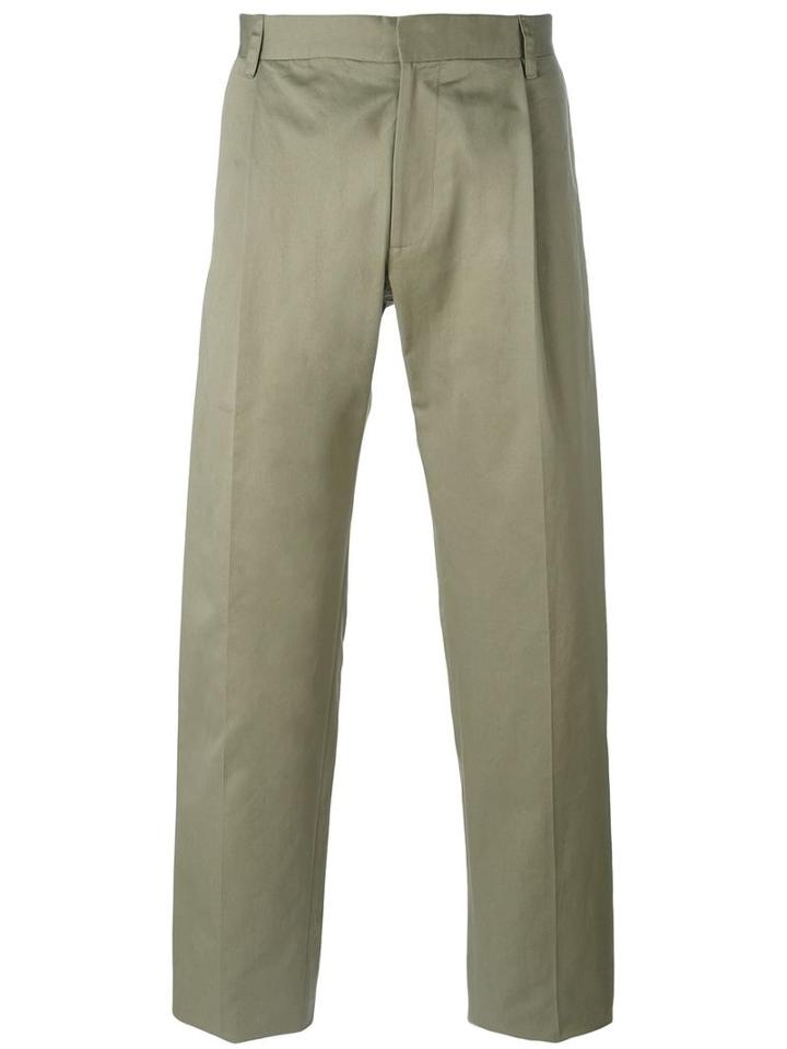 Chalayan Carrot Trousers, Men's, Size: 50, Green, Cotton