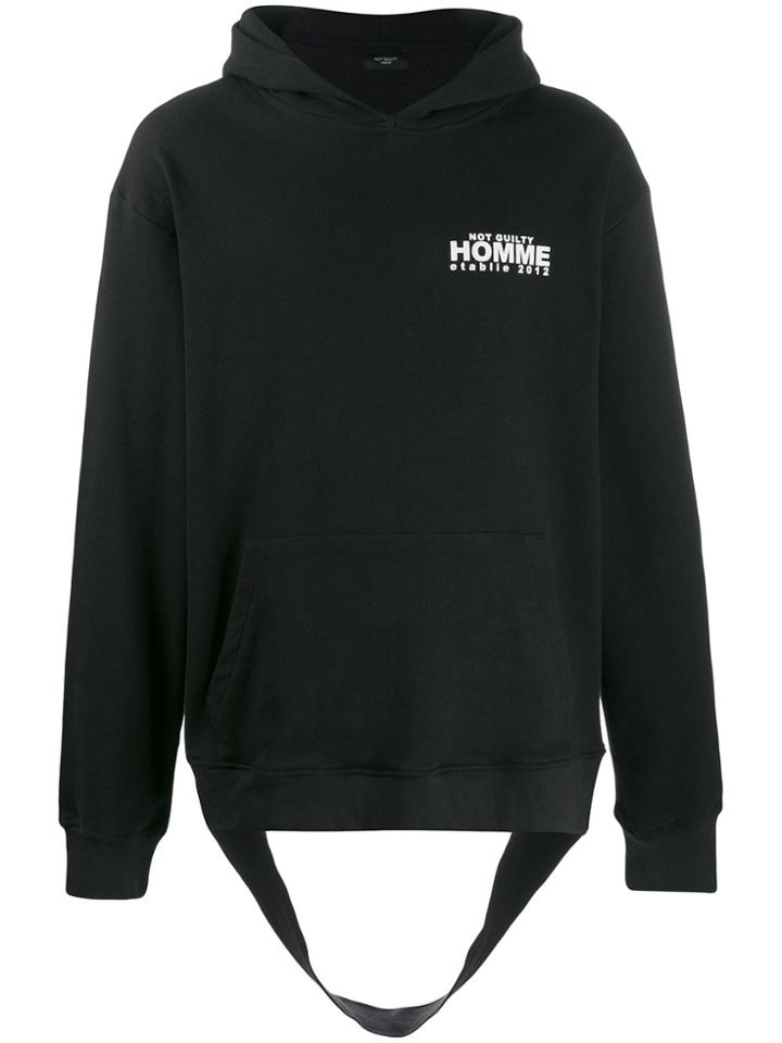 Not Guilty Homme Hooded Sweatshirt - Black