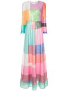 Mary Katrantzou Sequined Block Dress - Multicolour