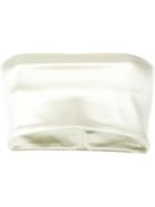 Romeo Gigli Vintage Satin Bandeau Top, Women's, Size: 44, Nude/neutrals