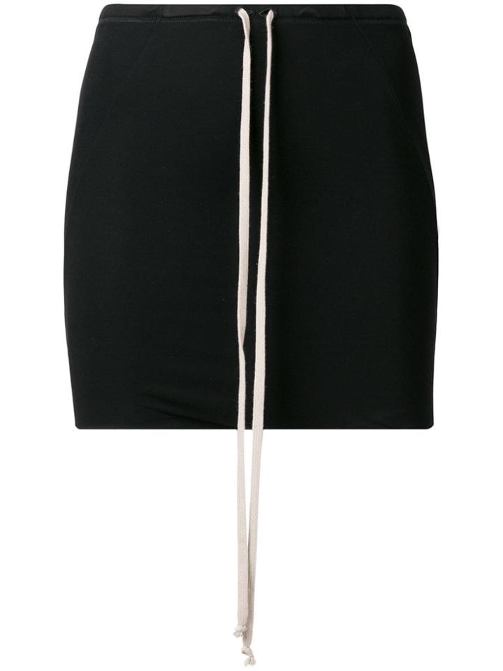 Rick Owens Buds Drawstring Waist Shorts - Black
