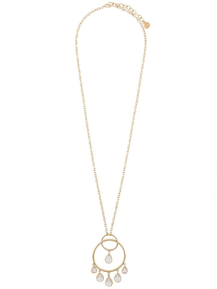 Goossens Ondine Circle Pendant Necklace - Gold