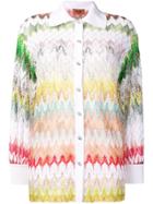 Missoni Woven Polo Cardigan - White