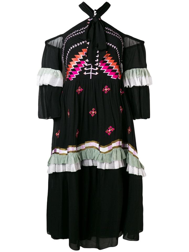 Temperley London Traveller Off-the-shoulders Dress - Black