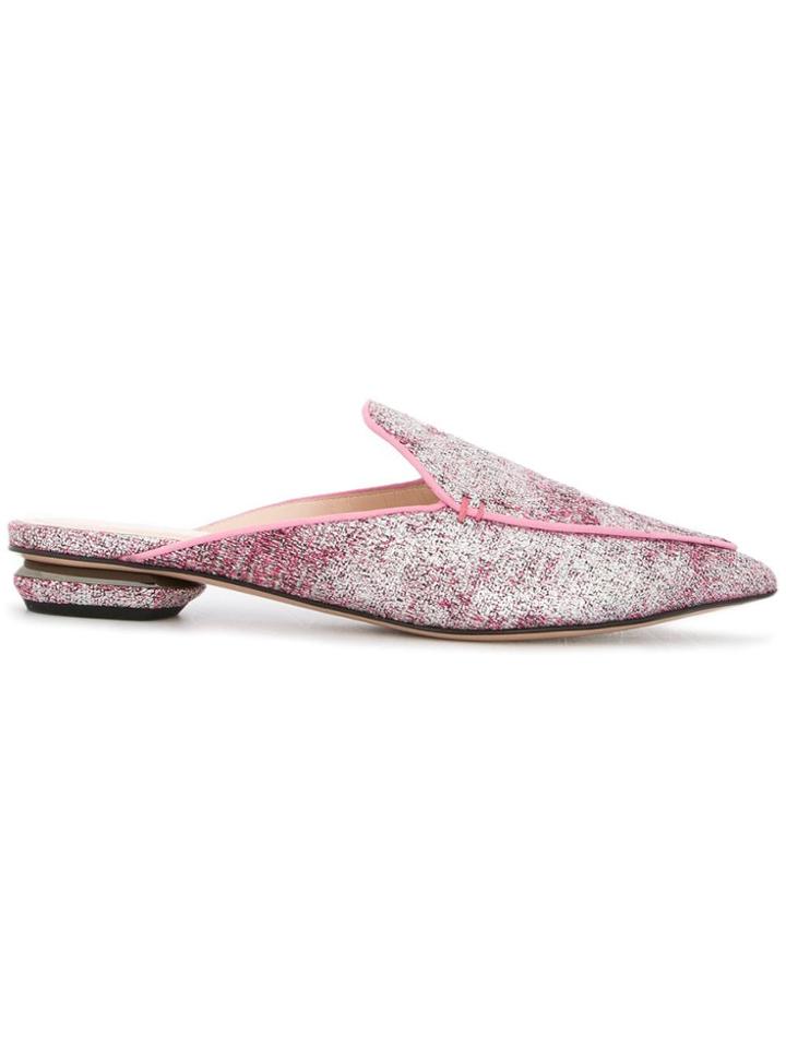 Nicholas Kirkwood Beya Flat Mules - Pink