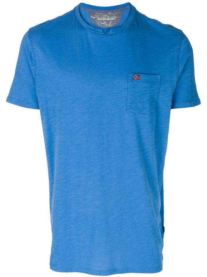 Napapijri Chest Pocket T-shirt - Blue