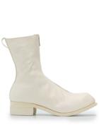 Guidi Zip-up Boots - White