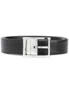 Canali Textured Belt - Black