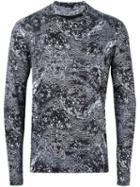 Versace Long Sleeve Constellations T-shirt, Men's, Size: Xl, Black, Cotton