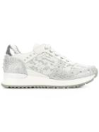 Gianni Renzi Embroidered Low-top Sneakers - White