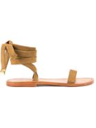 Dsquared2 Ankle Tie Sandals - Brown