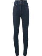 Y / Project High-waisted Skinny Jeans, Women's, Size: 38, Blue, Cotton/spandex/elastane