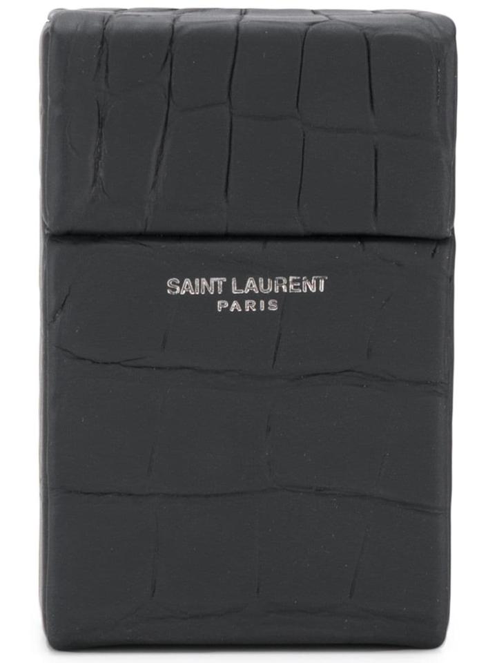 Saint Laurent Logo Card Holder - Black