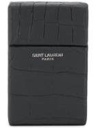Saint Laurent Logo Card Holder - Black