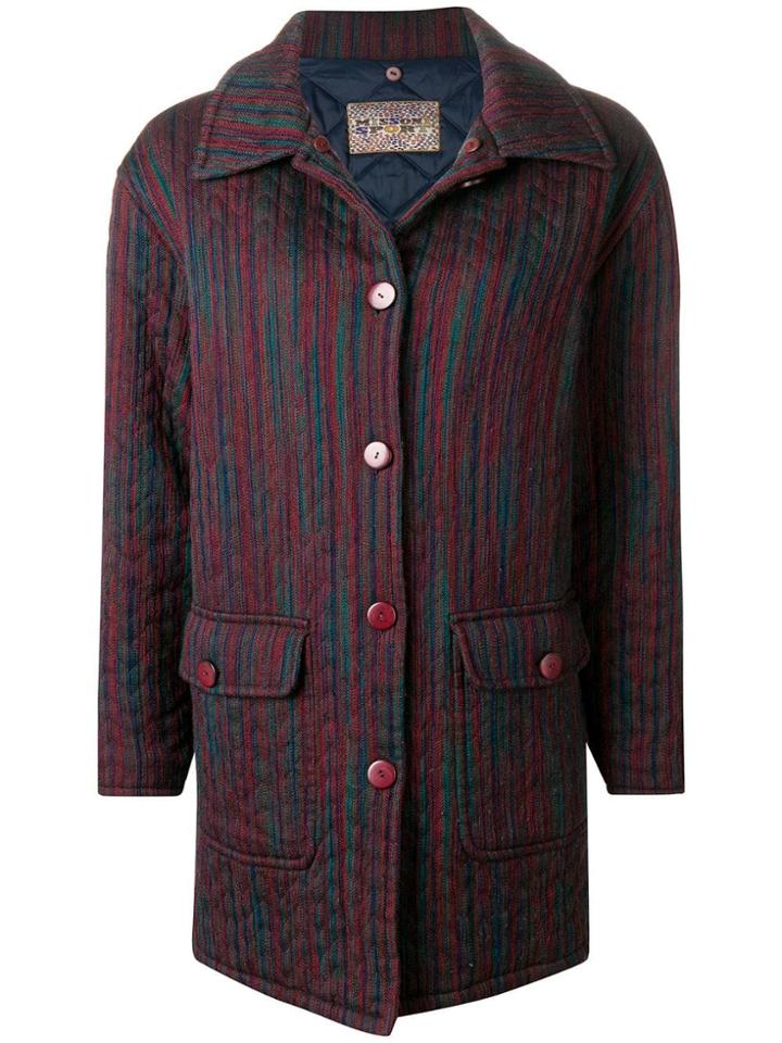 Missoni Vintage 1990's Boxy Padded Coat - Pink