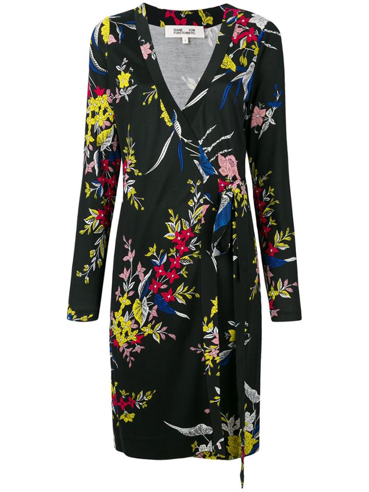 Diane Von Furstenberg Signature Wrap Dress - Black