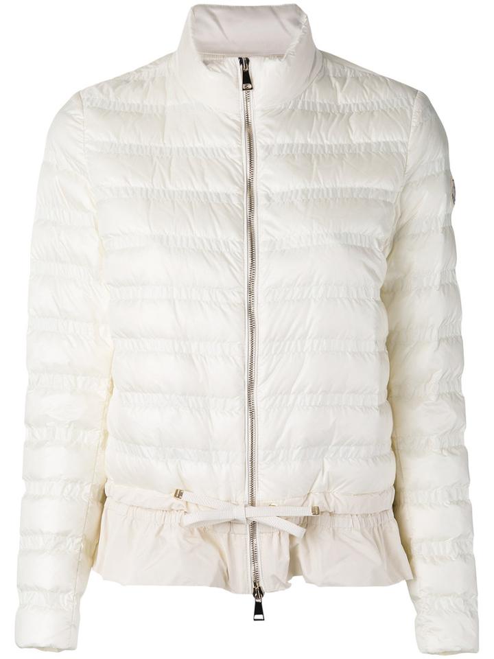 Moncler Anemone Padded Jacket, Women's, Size: 4, White, Nylon/polyester/polyamide/feather Down
