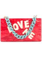 Edie Parker Love Me Clutch - Red