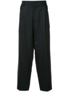 Wooyoungmi High Waisted Tailored Trousers - Blue