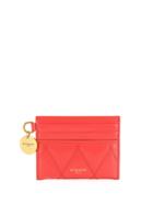 Givenchy Gv3 Diamond Quilted Cardholder - Red