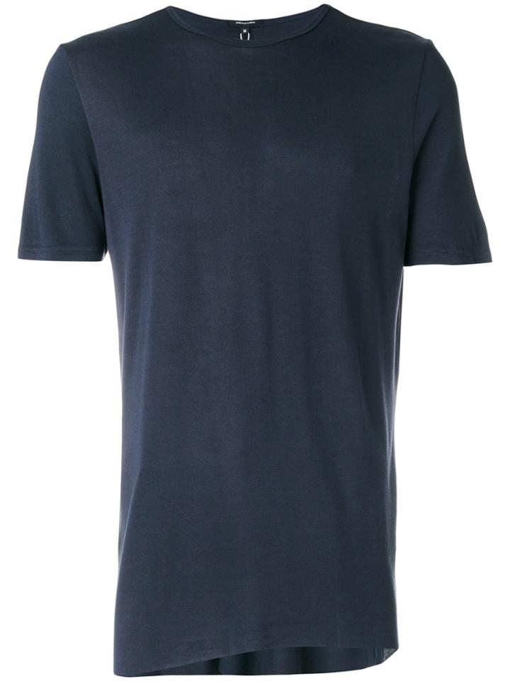 Unconditional Raw Cut Loose T-shirt - Blue