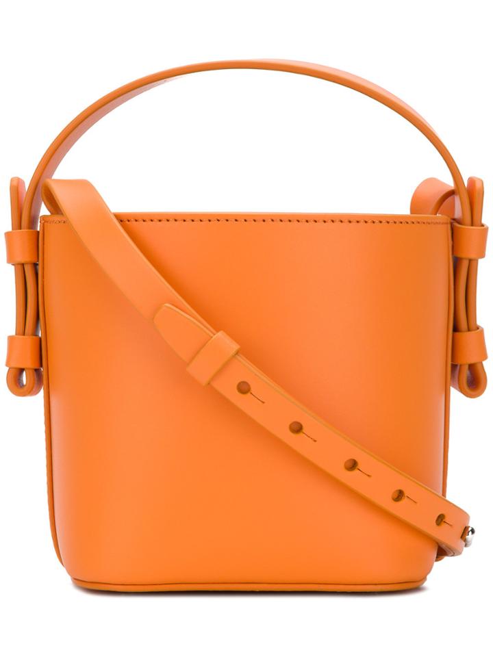 Nico Giani Round Bucket Shoulder Bag - Yellow & Orange