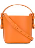 Nico Giani Round Bucket Shoulder Bag - Yellow & Orange