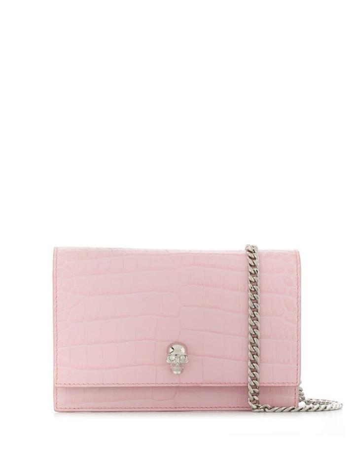 Alexander Mcqueen Skull Cross-body Bag - Pink