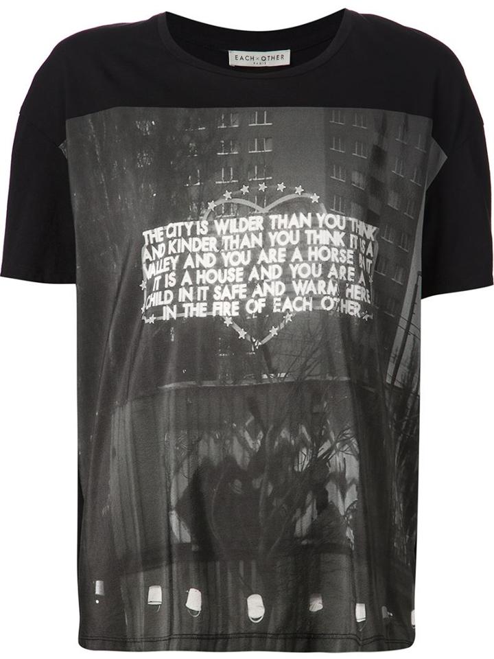Each X Other Printed Oversized T-shirt