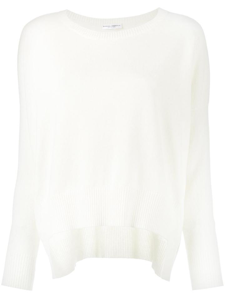 Barbara Casasola Knitted Long Sleeve Top, Women's, Size: 38, Nude/neutrals, Cashmere