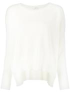 Barbara Casasola Knitted Long Sleeve Top, Women's, Size: 38, Nude/neutrals, Cashmere
