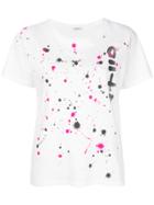 P.a.r.o.s.h. Paint Splash T-shirt - White
