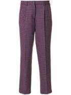 Pt01 Cropped Pattern Trousers - Multicolour